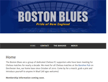 Tablet Screenshot of bostonbluescfc.com